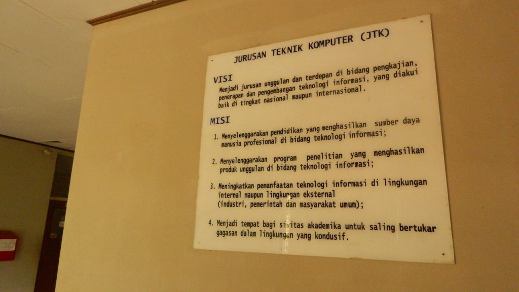 Visi Misi Jurusan